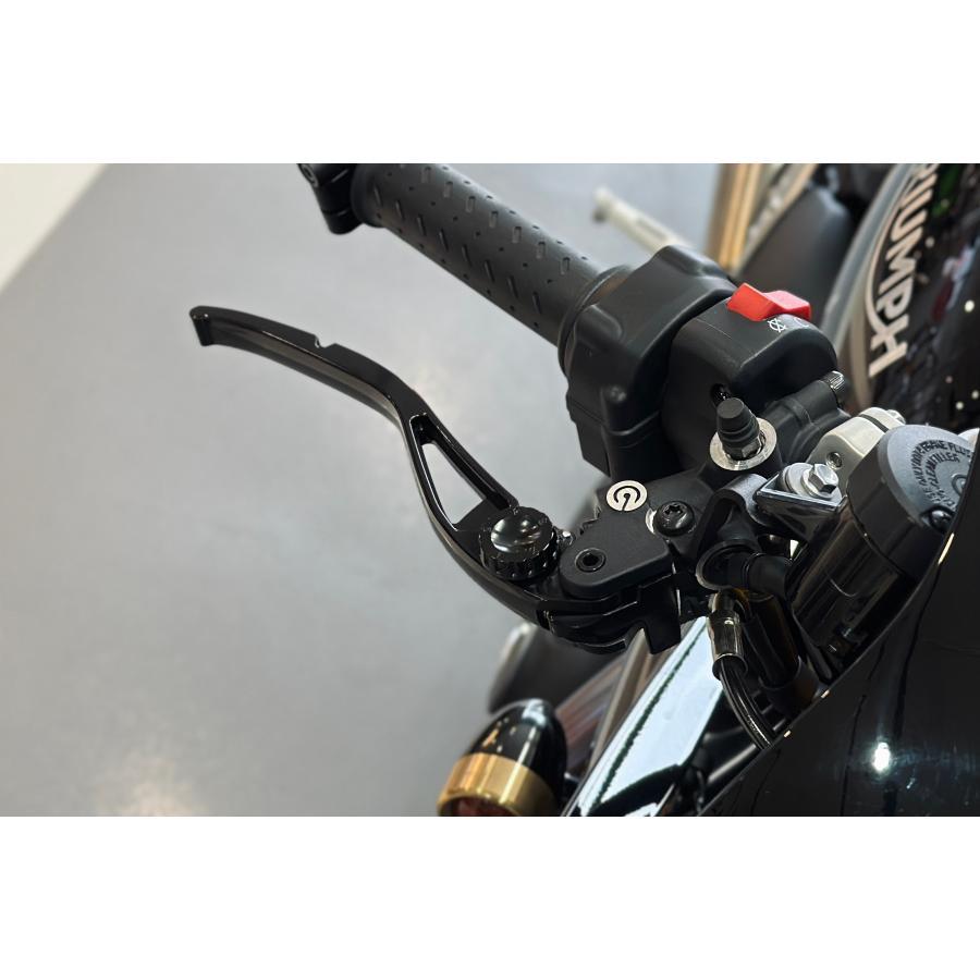 Motone(モートーン) レバーセット PIKE アルミ ブラック スラクストン Thruxton R/RS (19-24) SpeedTwin1200 (19-24) LVR002 |  | 03