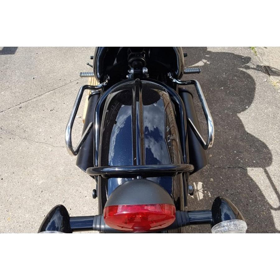 Motone(モートーン) サドルバッグサポート 左右 ポリッシュ ボンネビル Bobber (17-25) Speedmaster (18-25) MCB003 |  | 04