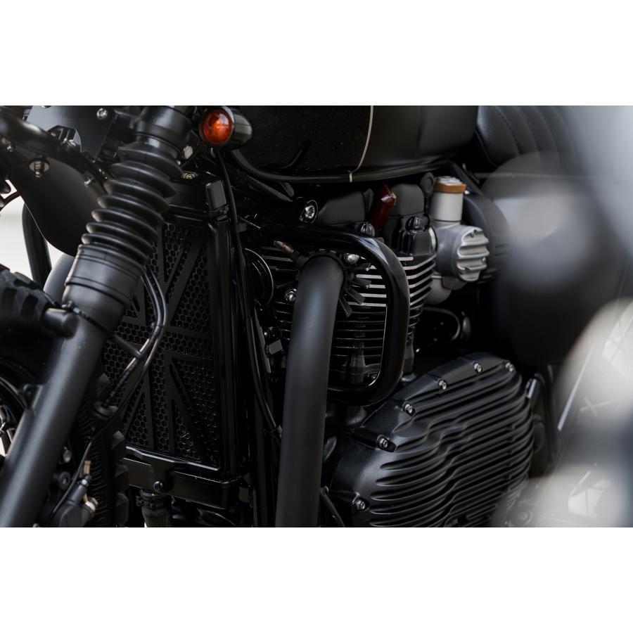 Motone(モートーン) エンジンガード CRAIG ステンレス ブラック T100 (17-22) T120 (16-22) Street Twin (16-22) MCB018 |  | 01