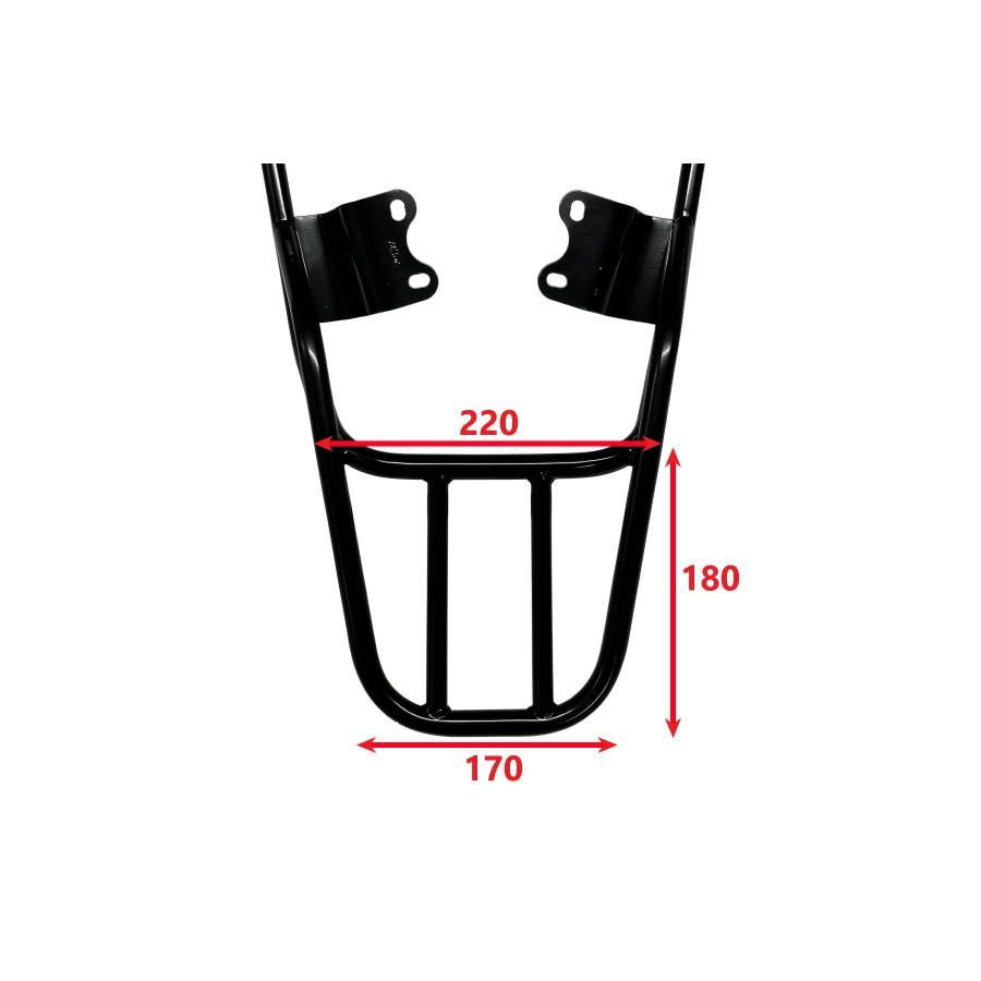 Motone(モートーン) リアラック GRAND TOURER ブラック T100/T120 (16-25) SpeedTwin900 (16-24) スクランブラー Scrambler900 (17-25) MCB024 |  | 05
