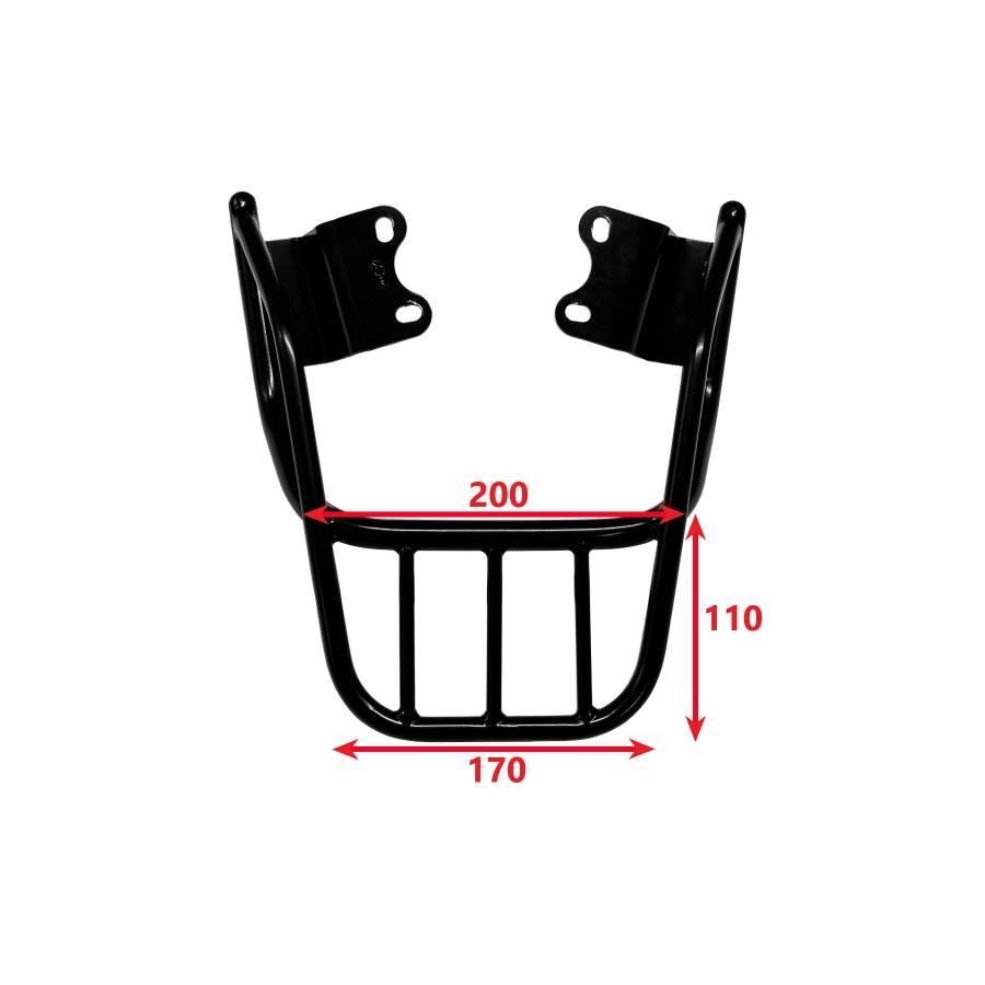 モートーン ミニラック SKIRMISH ブラック T100/T120 SpeedTwin900 Scrambler900 MCB026 |  | 07