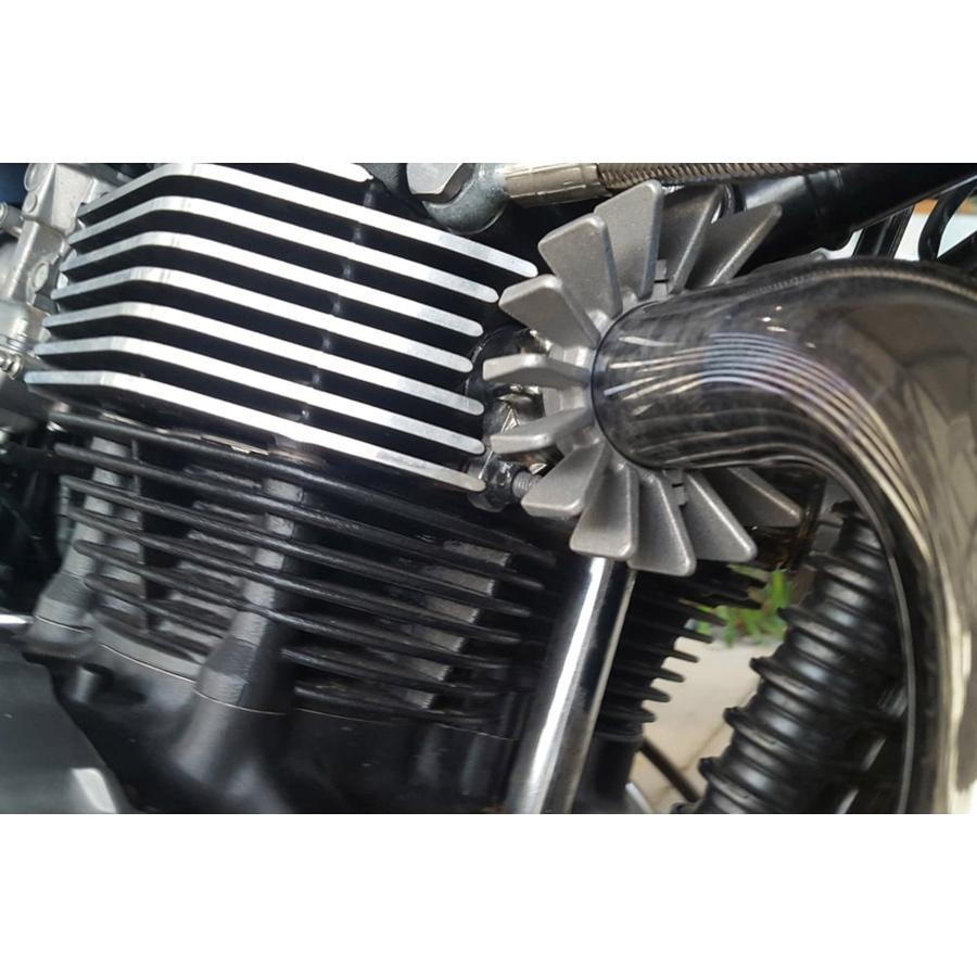 Motone(モートーン) エキゾーストクランプ キャブ車用 フィン ブラスト 空冷 T100 (02-07) スラクストン Thruxton (05-07) MEX001 |  | 02