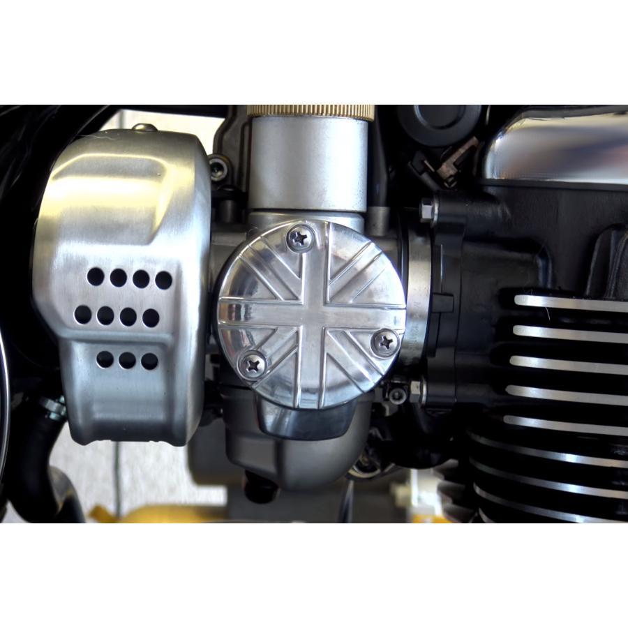 Motone(モートーン) スロットルボディカバー ユニオンジャック ポリッシュ T120 (16-25) スラクストン Thruxton1200/R/RS (16-24) Bobber (17-25) MMU008 |  | 01