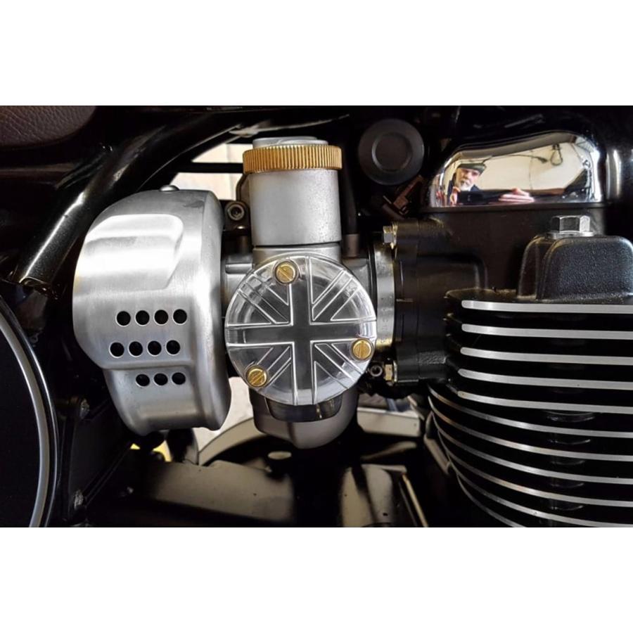 Motone(モートーン) スロットルボディカバー ユニオンジャック ポリッシュ T120 (16-25) スラクストン Thruxton1200/R/RS (16-24) Bobber (17-25) MMU008 |  | 02