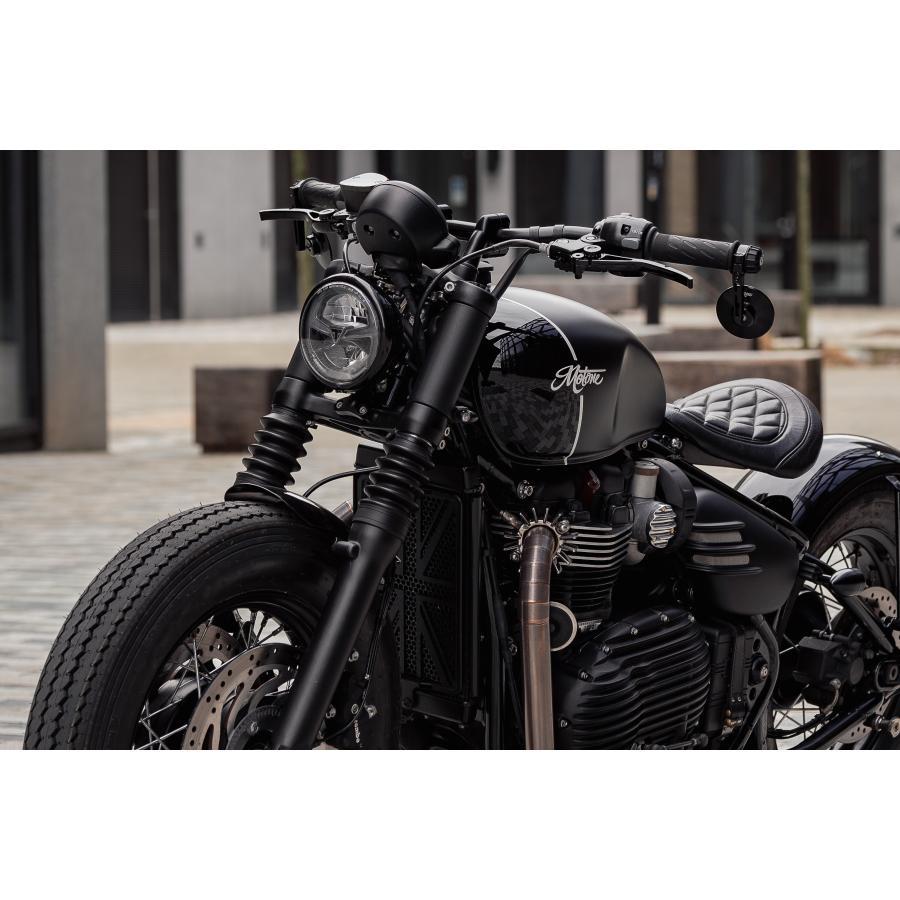 Motone(モートーン) スロットルボディカバー リブ ポリッシュ T120 (16-25) スラクストン Thruxton1200/R/RS (16-24) Bobber (17-25) MMU015 |  | 03