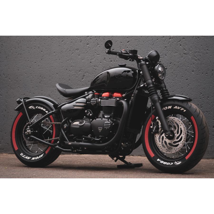 Motone(モートーン) スロットルボディカバー リブ ブラック/ポリッシュ T120 (16-25) スラクストン Thruxton1200/R/RS (16-24) Bobber (17-25) MMU016 |  | 05