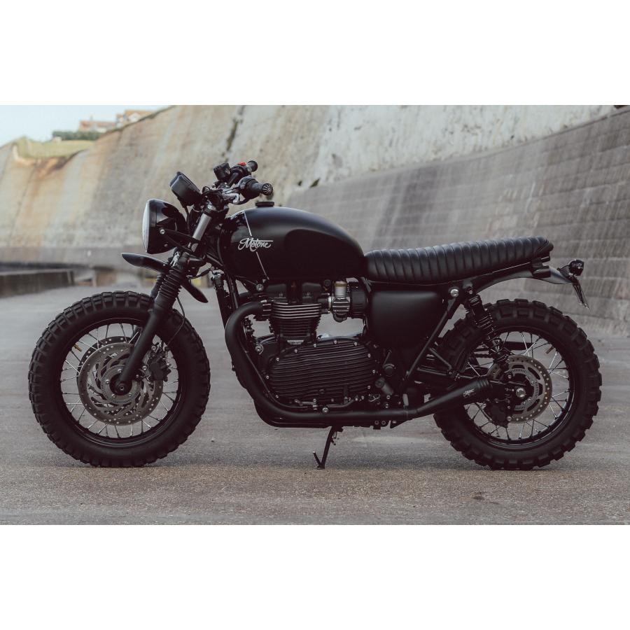 Motone(モートーン) スロットルボディカバー リブ ブラック/ポリッシュ T120 (16-25) スラクストン Thruxton1200/R/RS (16-24) Bobber (17-25) MMU016 |  | 06
