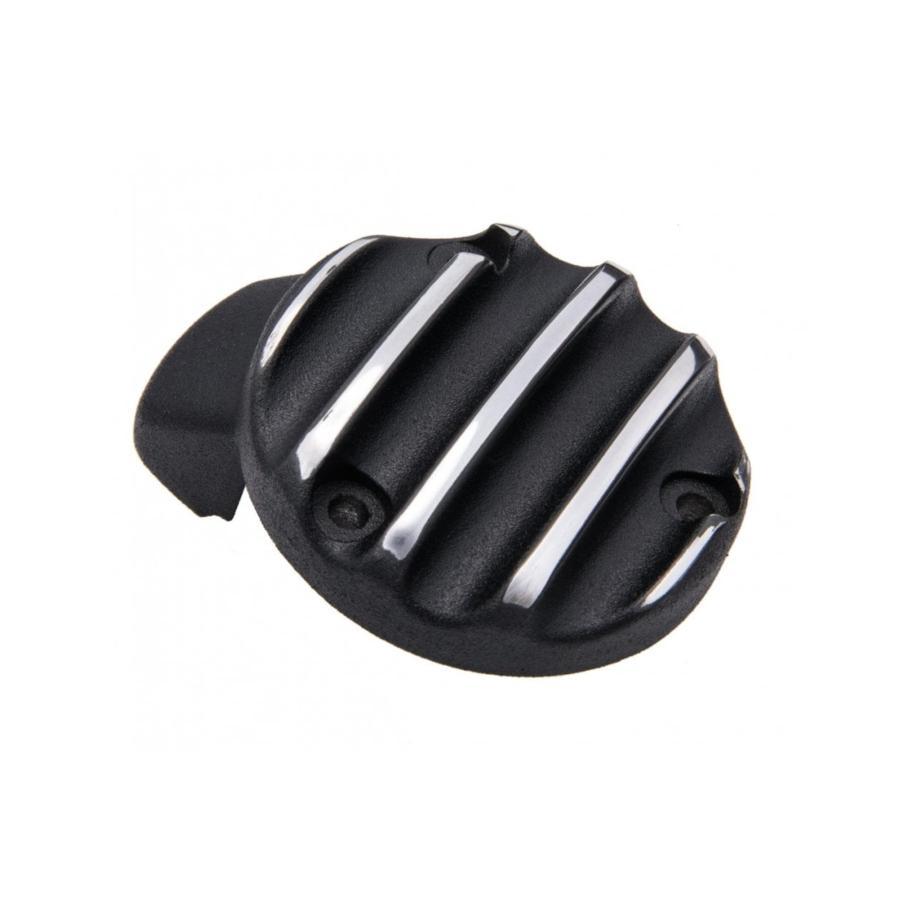 Motone(モートーン) スロットルボディカバー リブ ブラック/ポリッシュ T120 (16-25) スラクストン Thruxton1200/R/RS (16-24) Bobber (17-25) MMU016 |  | 07