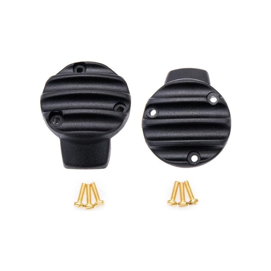 Motone(モートーン) スロットルボディカバー リブ ブラック T120 (16-25) スラクストン Thruxton1200/R/RS (16-24) Bobber (17-25) MMU017 | 