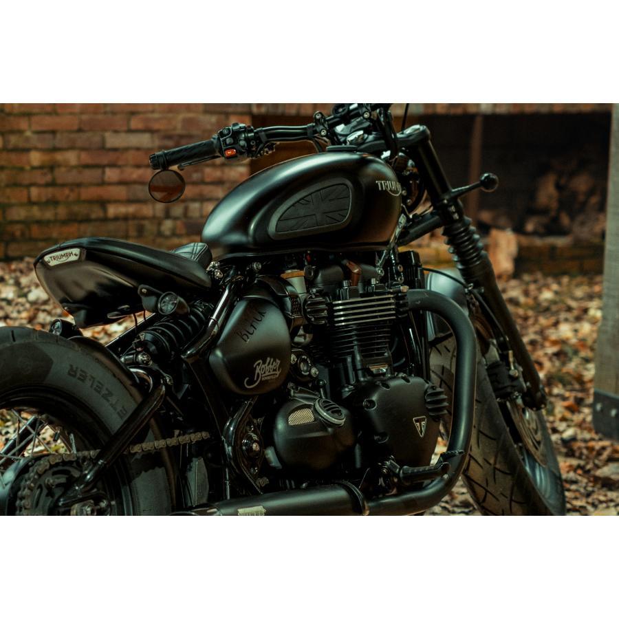 Motone(モートーン) スロットルボディカバー リブ ブラック T120 (16-25) スラクストン Thruxton1200/R/RS (16-24) Bobber (17-25) MMU017 |  | 06