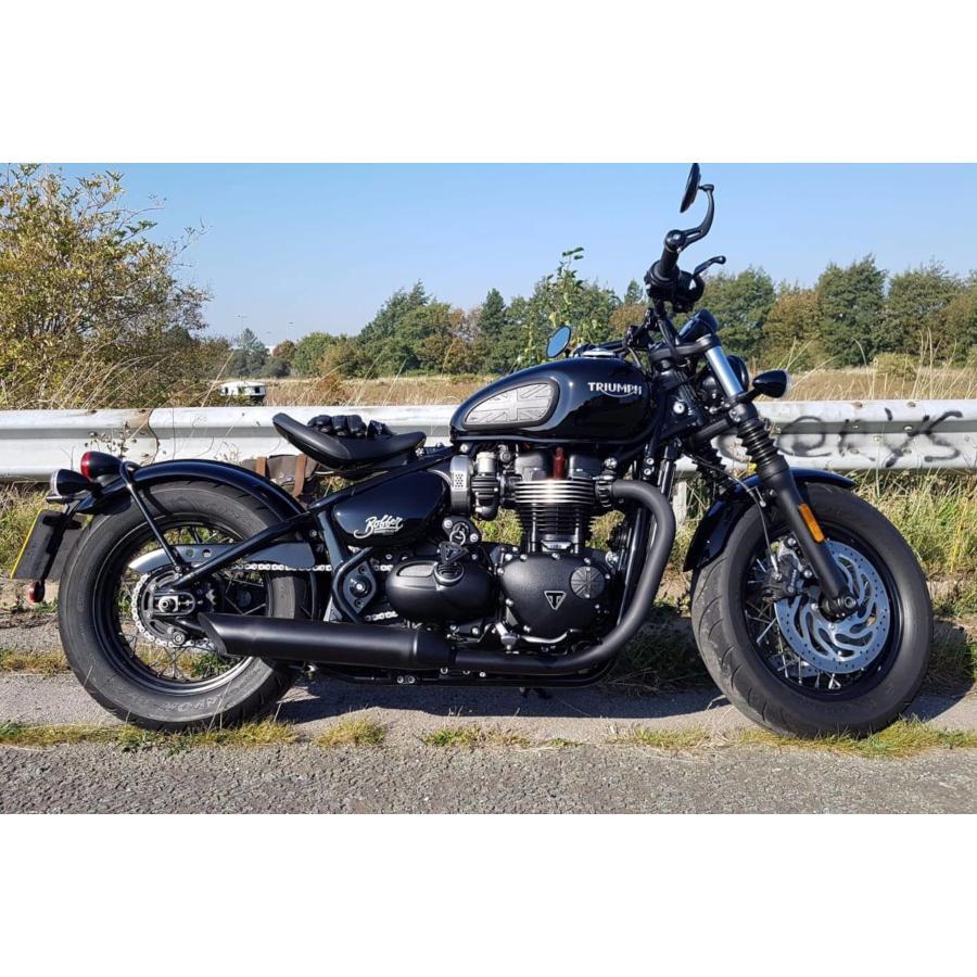 Motone(モートーン) ジェネレーターバッジ ユニオンジャック ブラック T100/T120 (16-25) SpeedTwin900 (16-25) スクランブラー Scrambler900 (17-25) MMU022 |  | 05