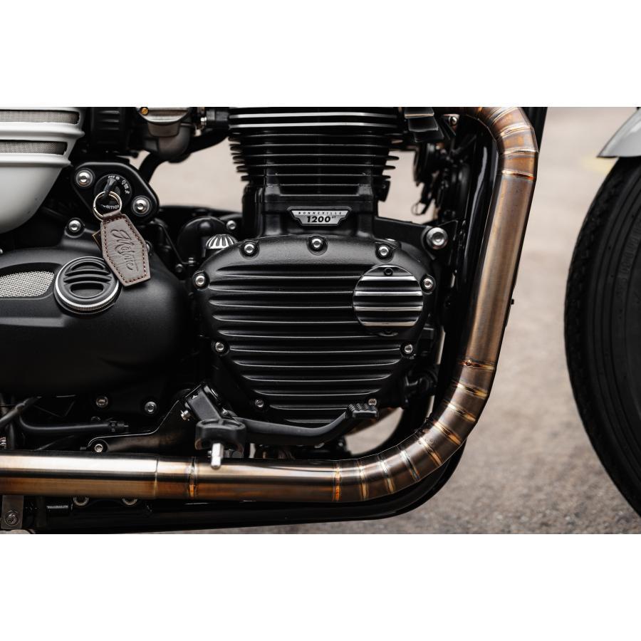 Motone(モートーン) ジェネレーターバッジ リブ ブラック/ポリッシュ T100/T120 (16-25) SpeedTwin900 (16-25) スクランブラー Scrambler900 (17-25) MMU026 |  | 02