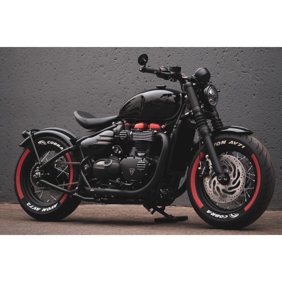 Motone(モートーン) ジェネレーターバッジ リブ ブラック/ポリッシュ T100/T120 (16-25) SpeedTwin900 (16-25) スクランブラー Scrambler900 (17-25) MMU026 |  | 05