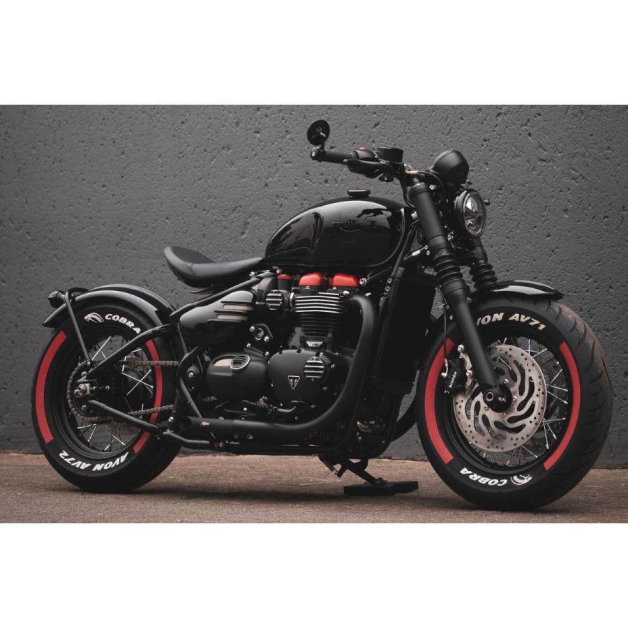Motone(モートーン) ジェネレーターバッジ リブ ブラック/ポリッシュ T100/T120 (16-25) SpeedTwin900 (16-25) スクランブラー Scrambler900 (17-25) MMU026 |  | 05