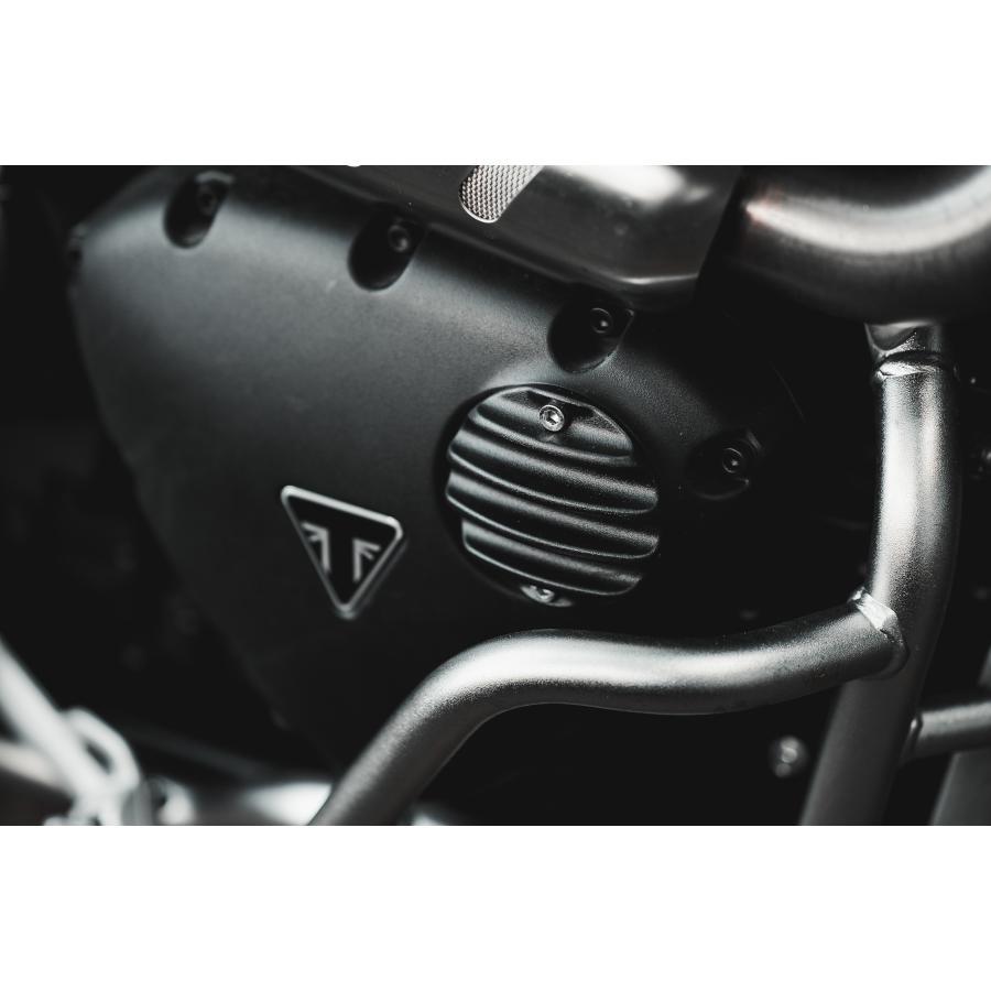 Motone(モートーン) ジェネレーターバッジ リブ ブラック T100/T120 (16-25) SpeedTwin900 (16-25) スクランブラー Scrambler900 (17-25) MMU027 |  | 01