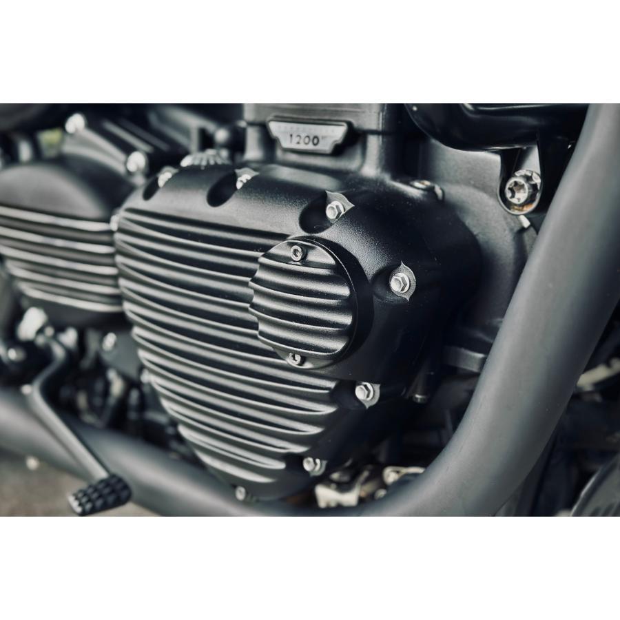 Motone(モートーン) ジェネレーターバッジ リブ ブラック T100/T120 (16-25) SpeedTwin900 (16-25) スクランブラー Scrambler900 (17-25) MMU027 |  | 03