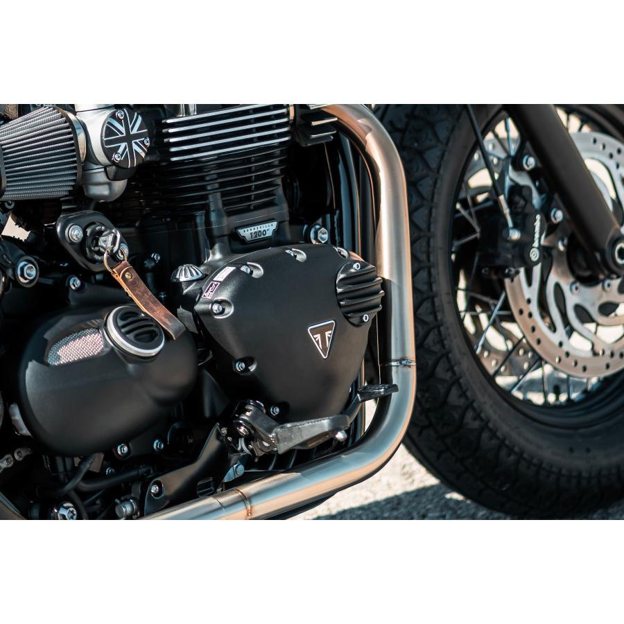 Motone(モートーン) ジェネレーターバッジ リブ ブラック T100/T120 (16-25) SpeedTwin900 (16-25) スクランブラー Scrambler900 (17-25) MMU027 |  | 04