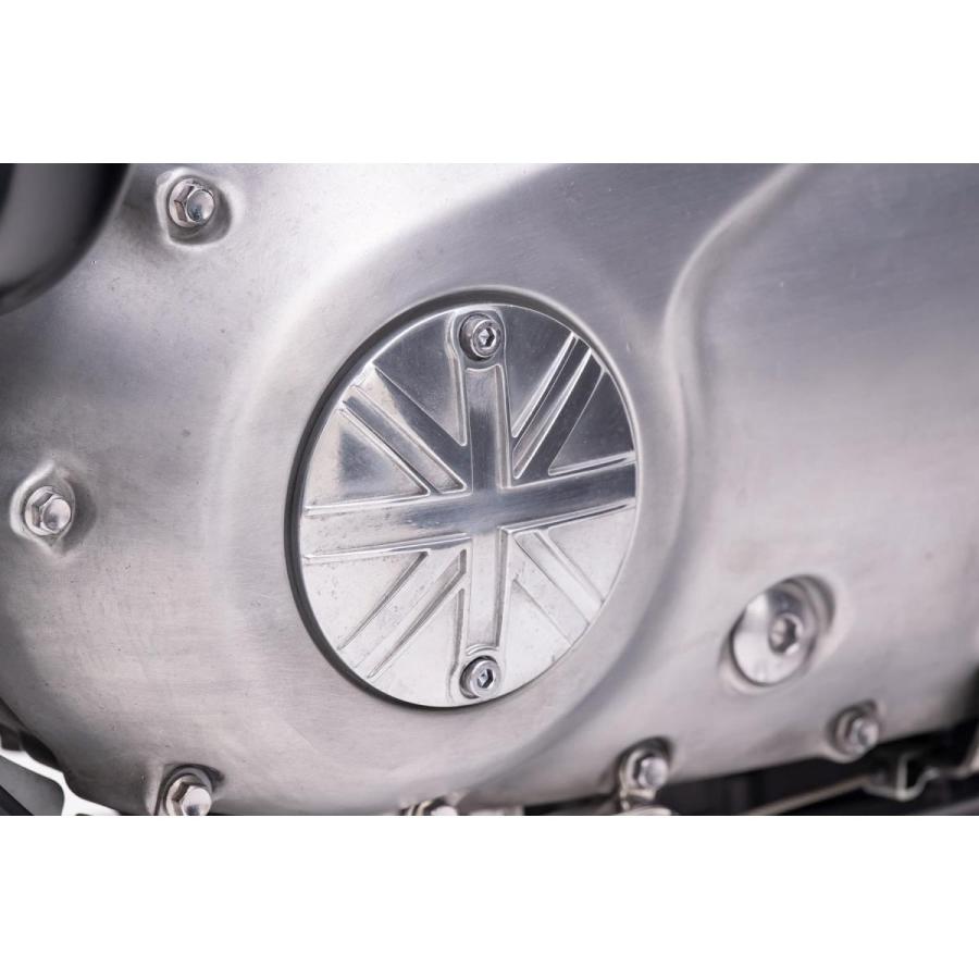 Motone(モートーン) クラッチバッジ ユニオンジャック ポリッシュ T100/T120 (16-25) SpeedTwin900 (16-25) スクランブラー Scrambler900 (17-25) MMU030 |  | 02