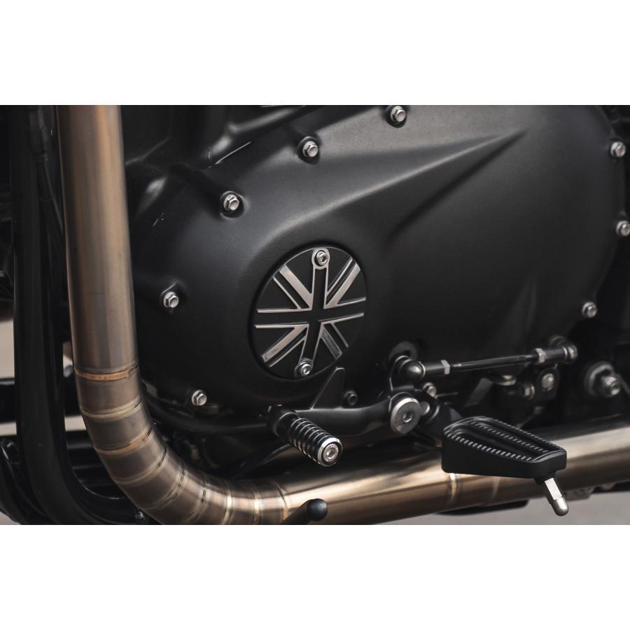 Motone(モートーン) クラッチバッジ ユニオンジャック ブラック/ポリッシュ T100/T120 (16-25) SpeedTwin900 (16-25) スクランブラー900 (17-25) MMU031 |  | 02