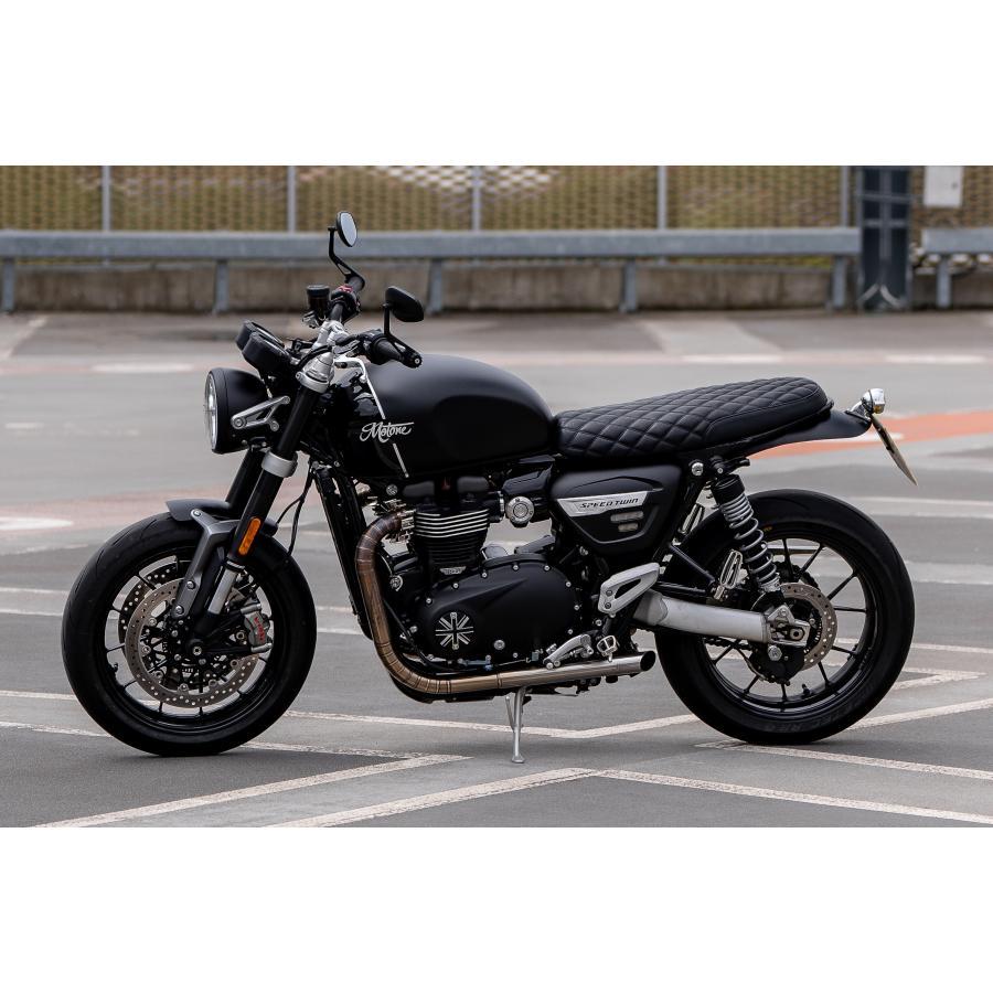 Motone(モートーン) クラッチバッジ ユニオンジャック ブラック/ポリッシュ T100/T120 (16-25) SpeedTwin900 (16-25) スクランブラー900 (17-25) MMU031 |  | 06