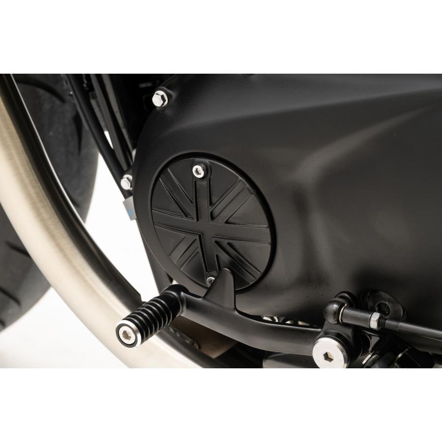 Motone(モートーン) クラッチバッジ ユニオンジャック ブラック T100/T120 (16-25) SpeedTwin900 (16-25) スクランブラー Scrambler900 (17-25) MMU032 |  | 01