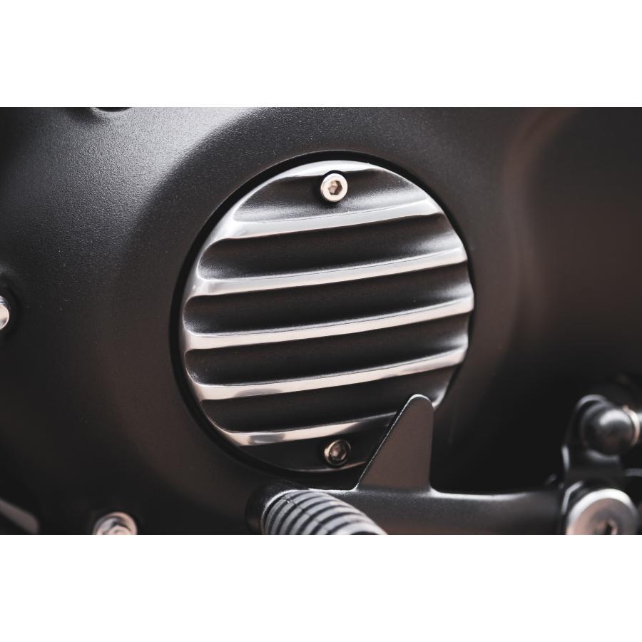 Motone(モートーン) クラッチバッジ リブ ブラック/ポリッシュ T100/T120 (16-25) SpeedTwin900 (16-25) スクランブラー Scrambler900 (17-25) MMU036 |  | 01