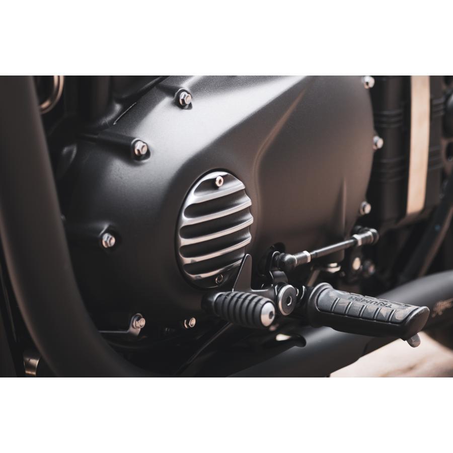 Motone(モートーン) クラッチバッジ リブ ブラック/ポリッシュ T100/T120 (16-25) SpeedTwin900 (16-25) スクランブラー Scrambler900 (17-25) MMU036 |  | 02