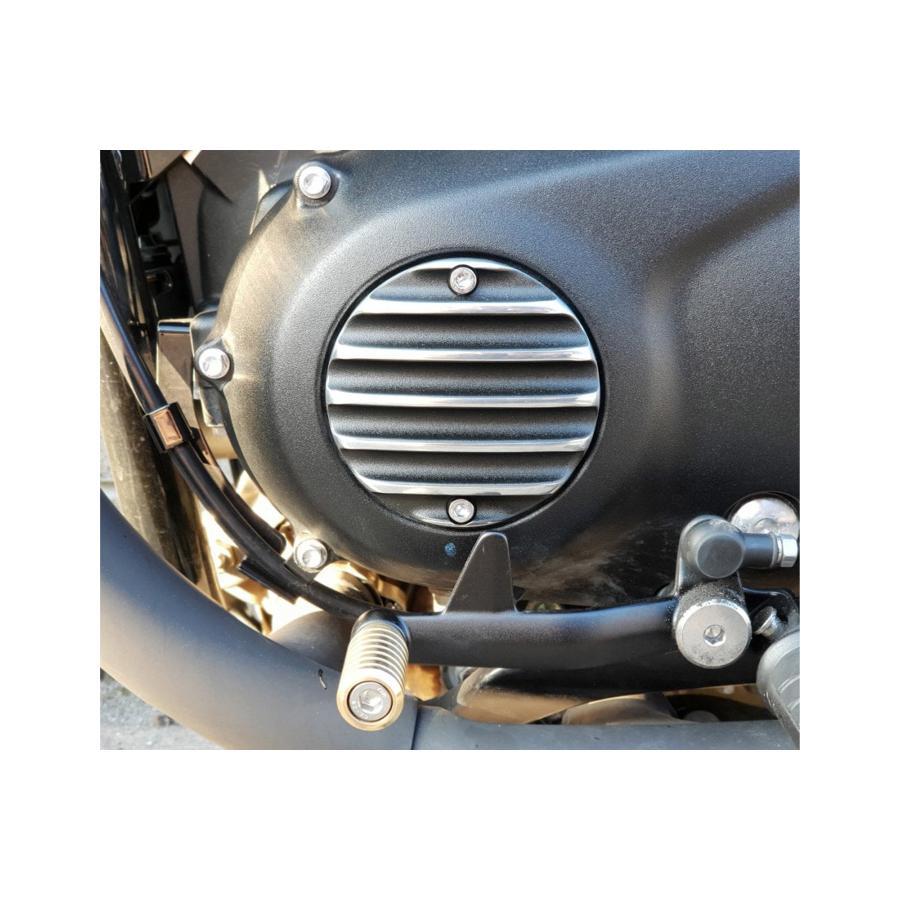 Motone(モートーン) クラッチバッジ リブ ブラック/ポリッシュ T100/T120 (16-25) SpeedTwin900 (16-25) スクランブラー Scrambler900 (17-25) MMU036 |  | 03