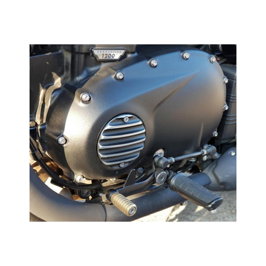 Motone(モートーン) クラッチバッジ リブ ブラック/ポリッシュ T100/T120 (16-25) SpeedTwin900 (16-25) スクランブラー Scrambler900 (17-25) MMU036 |  | 05