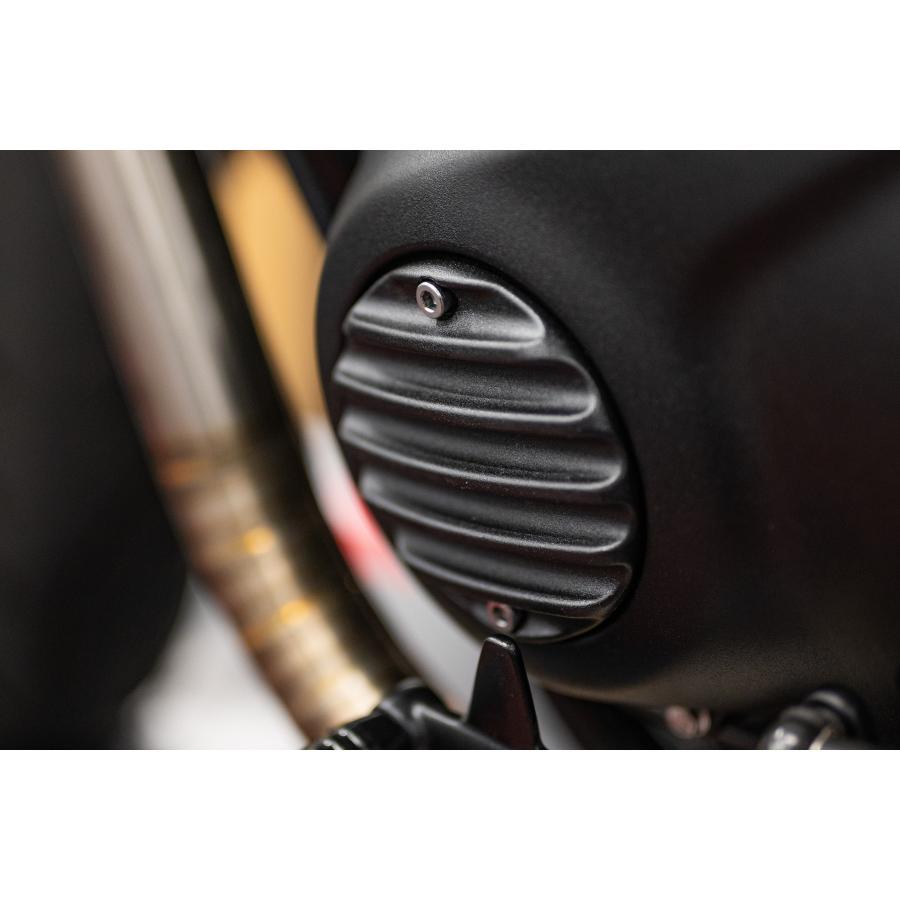 Motone(モートーン) クラッチバッジ リブ ブラック T100/T120 (16-25) SpeedTwin900 (16-25) スクランブラー Scrambler900 (17-25) MMU037 |  | 02