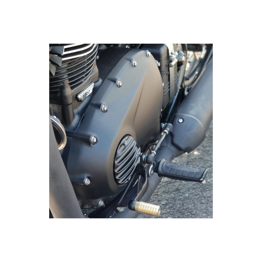 Motone(モートーン) クラッチバッジ リブ ブラック T100/T120 (16-25) SpeedTwin900 (16-25) スクランブラー Scrambler900 (17-25) MMU037 |  | 05