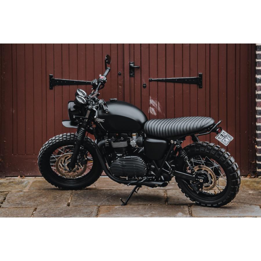 Motone(モートーン) クラッチカバー リブ アルミ ブラック T100/T120 (16-25) SpeedTwin900 (16-24) スクランブラー Scrambler900 (17-25) MMU062 |  | 06