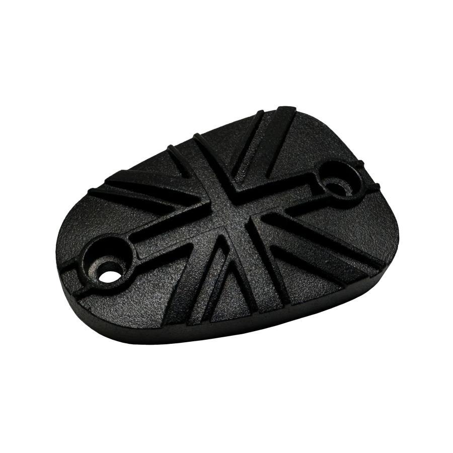 Motone(モートーン) マスターシリンダーキャップ ユニオンジャック ブラック アルミダイキャスト T100 T120 Bobber Speedmaster | 