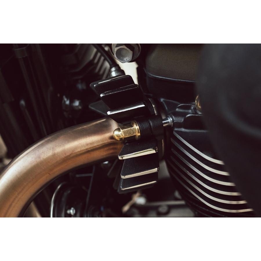 Motone(モートーン) エキゾーストクランプナット ブラス T100/T120 (16-25) SpeedTwin900 (16-24) スクランブラー Scrambler900 (17-25) MMU080 |  | 01