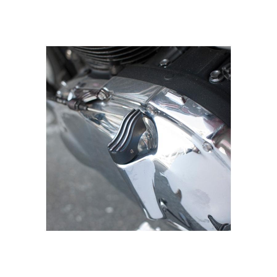 Motone(モートーン) クラッチリフターカバー TALON リブ ブラック/ポリッシュ T100 (02-15) スクランブラー Scrambler (06-15) スラクストン (05-15) MMU083 |  | 01