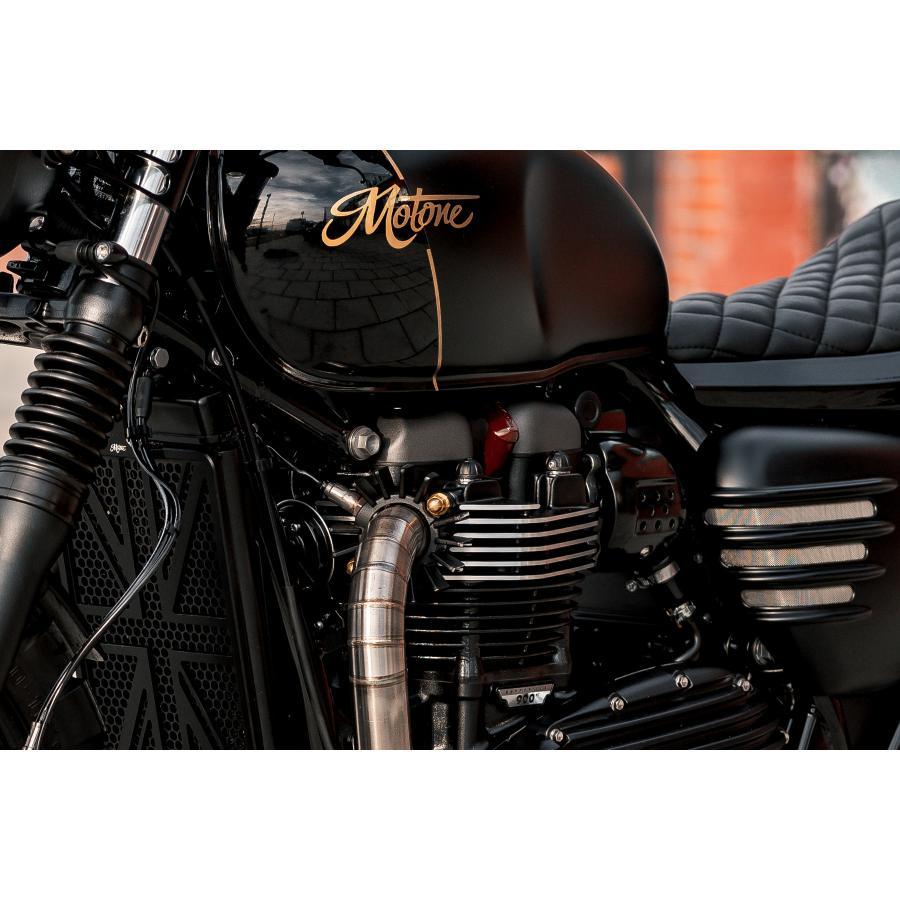 Motone(モートーン) エンジンボルトキャップ ブラック T100/T120 (16-25) SpeedTwin900 (16-25) スクランブラー Scrambler900 (17-25) MMU085 |  | 05