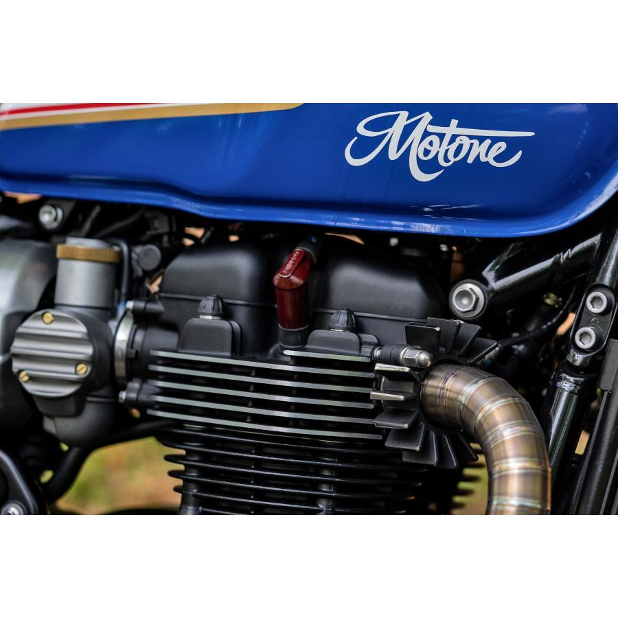Motone(モートーン) エンジンボルトキャップ ブラック T100/T120 (16-25) SpeedTwin900 (16-25) スクランブラー Scrambler900 (17-25) MMU085 |  | 06