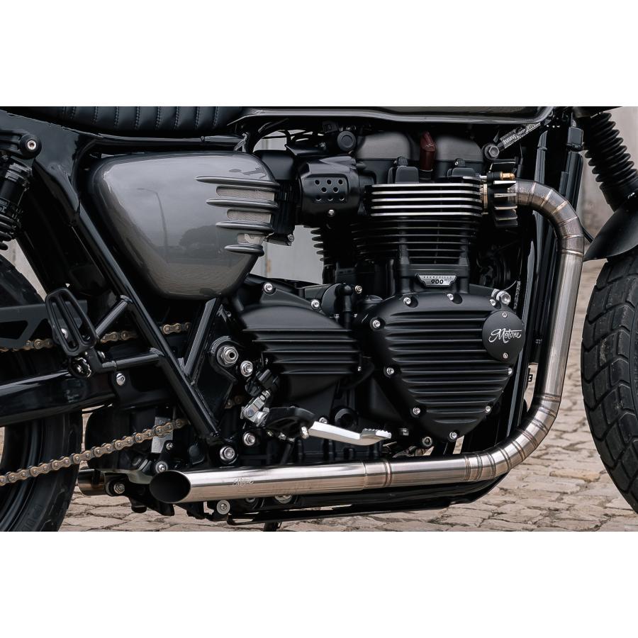 Motone(モートーン) スプロケットカバー リブ ブラック T100/T120 (16-25) SpeedTwin900 (16-24) スクランブラー Scrambler900 (17-25) MMU087 |  | 03