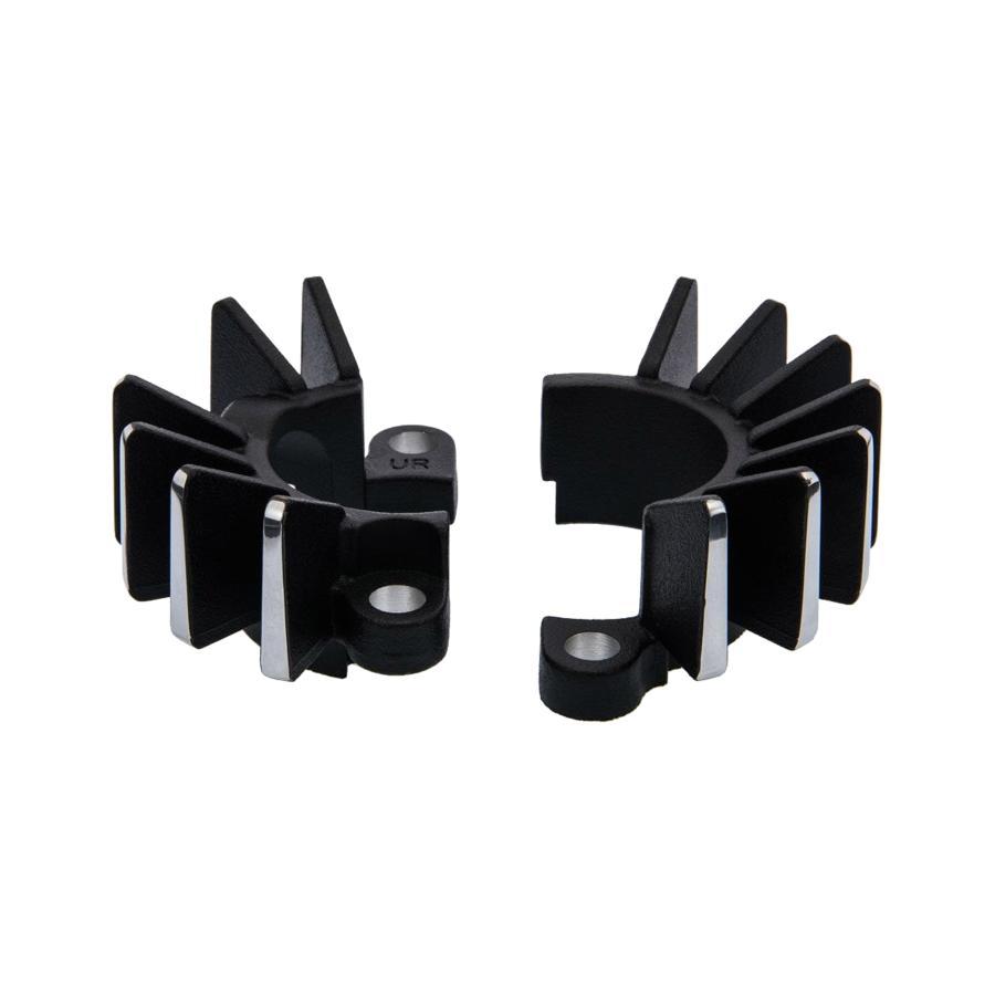 Motone(モートーン) エキゾーストクランプ フィン ブラック/ポリッシュ T100/T120 (16-25) SpeedTwin900 (16-24) スクランブラー Scrambler900 (17-25) MMU505 |  | 07