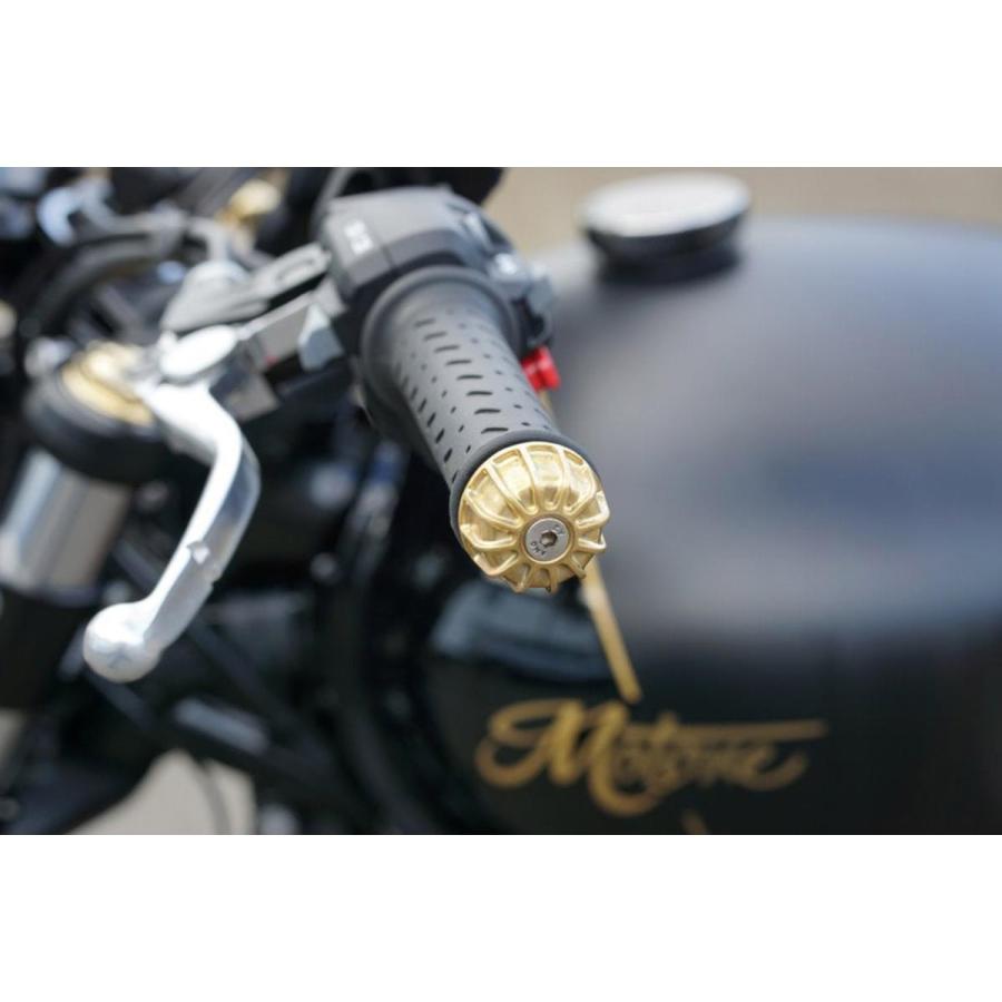 Motone(モートーン) バーエンド GEMINI ブラス T100/T120 (16-25) SpeedTwin900 (16-25) スクランブラー Scrambler900 (17-25) MMU517 |  | 02