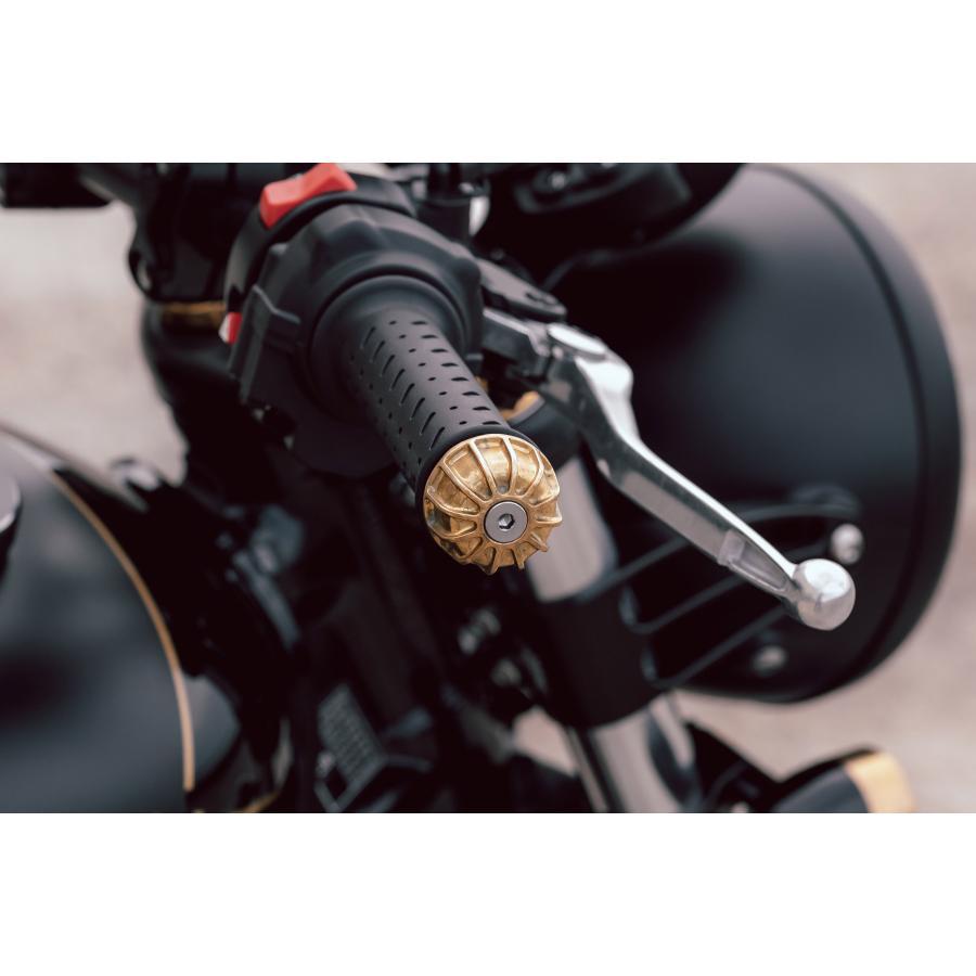 Motone(モートーン) バーエンド GEMINI ブラス T100/T120 (16-25) SpeedTwin900 (16-25) スクランブラー Scrambler900 (17-25) MMU517 |  | 04