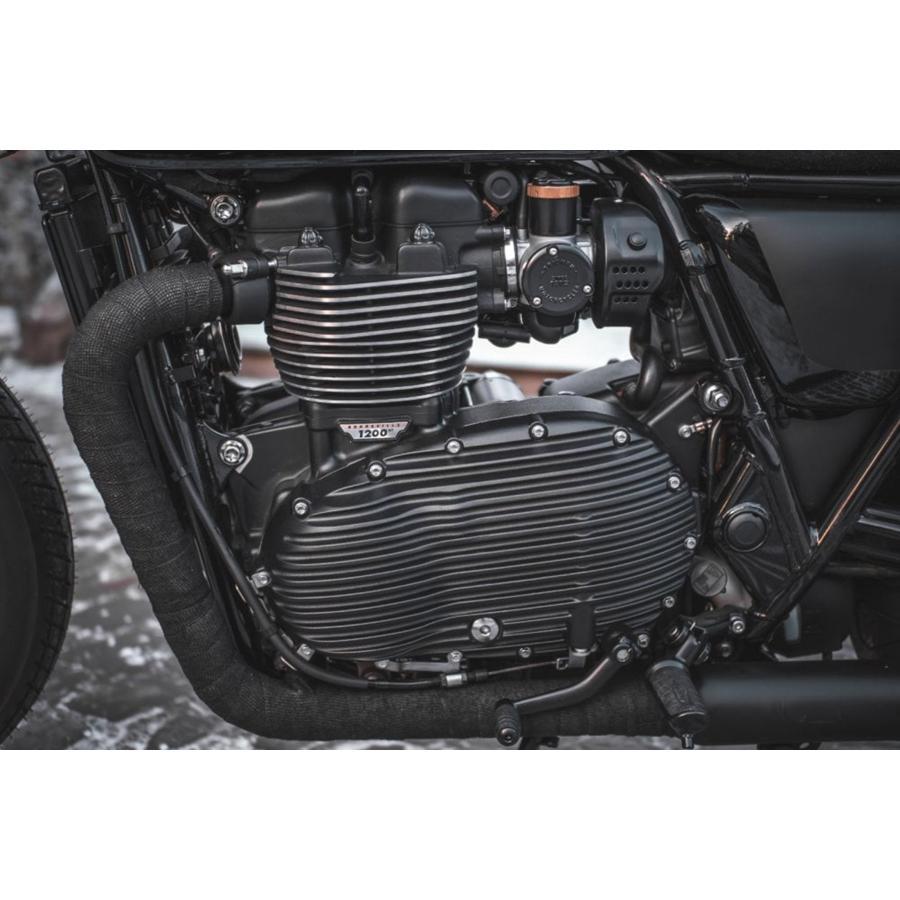 Motone(モートーン) エキゾーストクランプ ステルス ブラック T100/T120 (16-25) SpeedTwin900 (16-24) スクランブラー Scrambler900 (17-25) MMU526 |  | 03