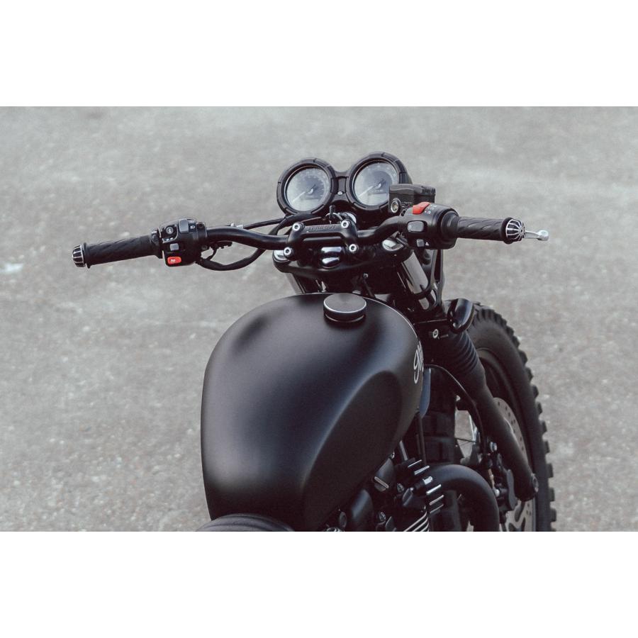 Motone(モートーン) バーエンド GEMINI ブラック/ポリッシュ T100/T120 (16-25) SpeedTwin900 (16-25) スクランブラー Scrambler900 (17-25) MMU536 |  | 06