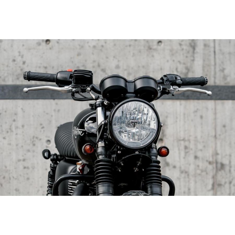 Motone(モートーン) バーエンド GEMINI ブラック/ポリッシュ T100/T120 (16-25) SpeedTwin900 (16-25) スクランブラー Scrambler900 (17-25) MMU536 |  | 06