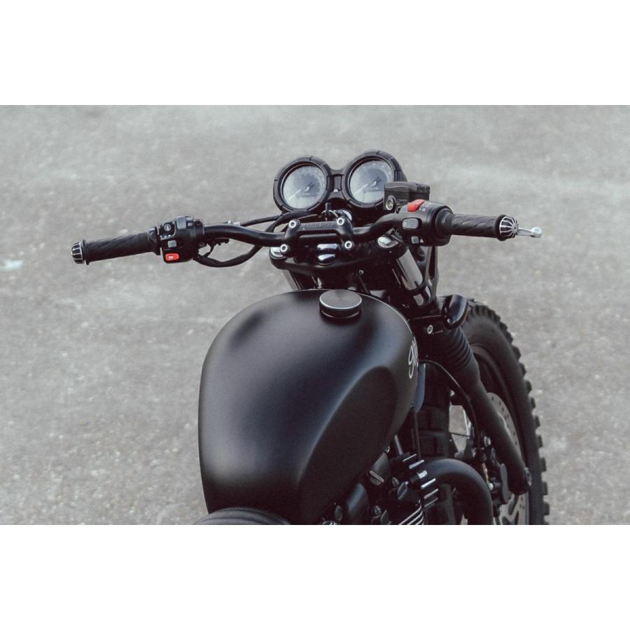 Motone(モートーン) バーエンド GEMINI ブラック/ポリッシュ T100/T120 (16-25) SpeedTwin900 (16-25) スクランブラー Scrambler900 (17-25) MMU536 |  | 07