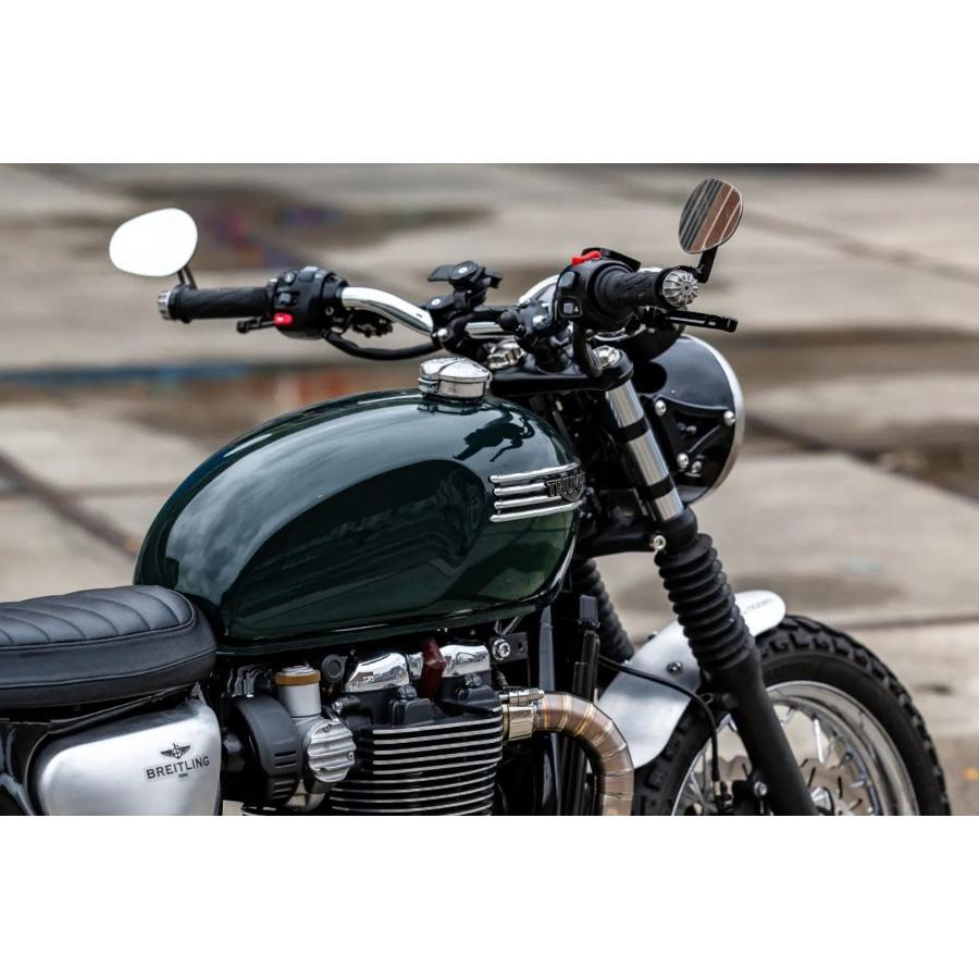 Motone(モートーン) バーエンド GEMINI ブラスト/ポリッシュ T100/T120 (16-25) SpeedTwin900 (16-25) スクランブラー Scrambler900 (17-25) MMU537 |  | 04