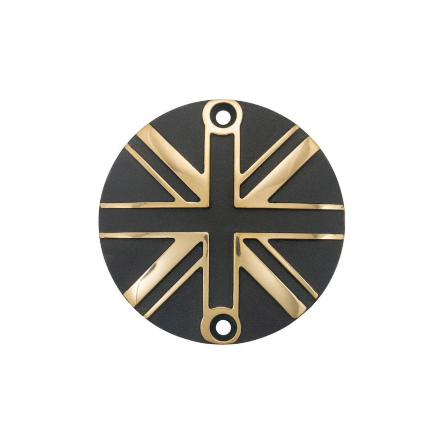 Motone(モートーン) ジェネレーターバッジ ユニオンジャック ブラス/ブラック T100/T120 (16-25) SpeedTwin900 (16-25) スクランブラー900 (17-25) MMU548 | 