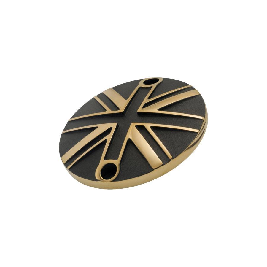 Motone(モートーン) クラッチバッジ ユニオンジャック ブラス/ブラック T100/T120 (16-25) SpeedTwin900 (16-25) スクランブラー Scrambler900 (17-25) MMU549 |  | 01