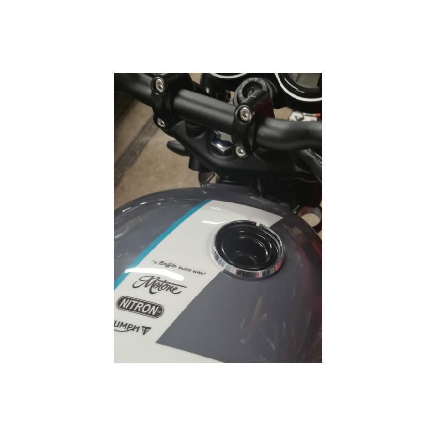 Motone(モートーン) タンクキャップリング シルバー アルミビレット スラクストン Thruxton (16-24) SpeedTwin1200 (19-24) スクランブラー1200 (19-25) MMU554 |  | 07