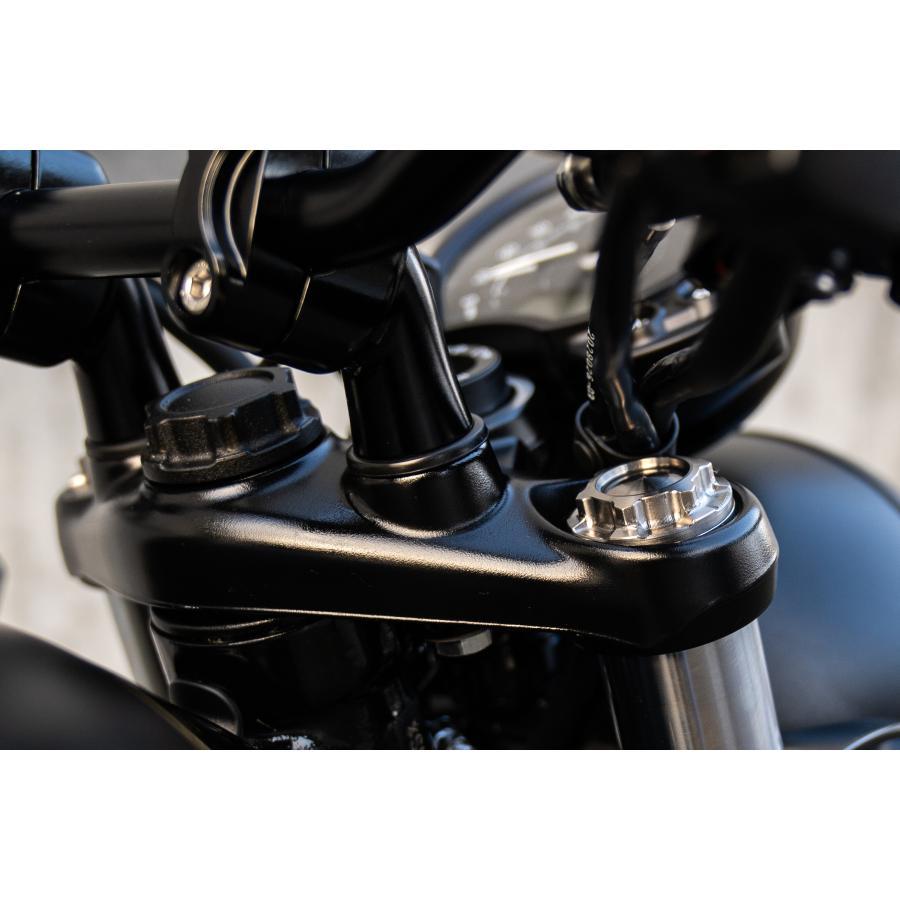 モートーン ステムナット GODFATHER チタン ブラック T100/T120 (16-25) SpeedTwin900 (16-25) Scrambler900 (17-25) MMU568 |  | 03